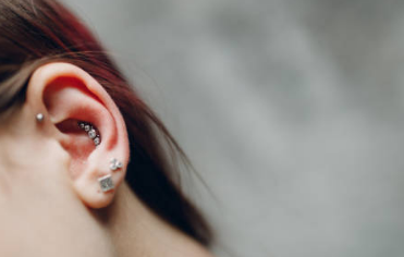 A piercing at the front part of the upper ear cartilage.