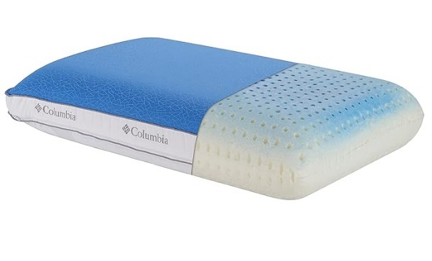Columbia Cooling Gel Pillow with Omni-Freeze&trade; tech and gel-infused foam.