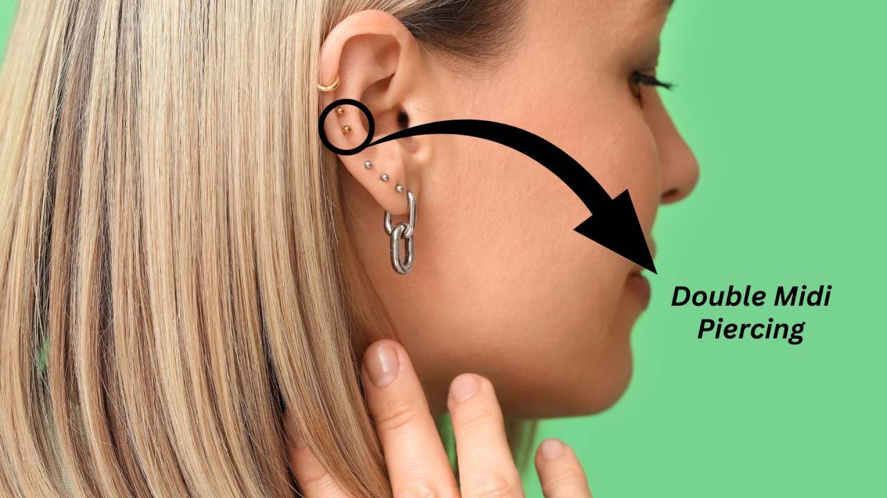 Double Midi Piercing