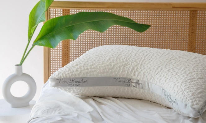Nest Bedding Easy Breather Pillow with eco-friendly shredded foam