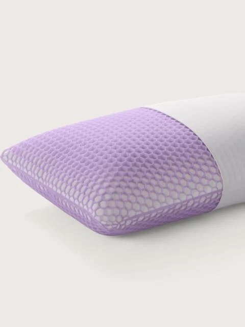 Purple Harmony Pillow designed for bounce, breathability, and lasting support.