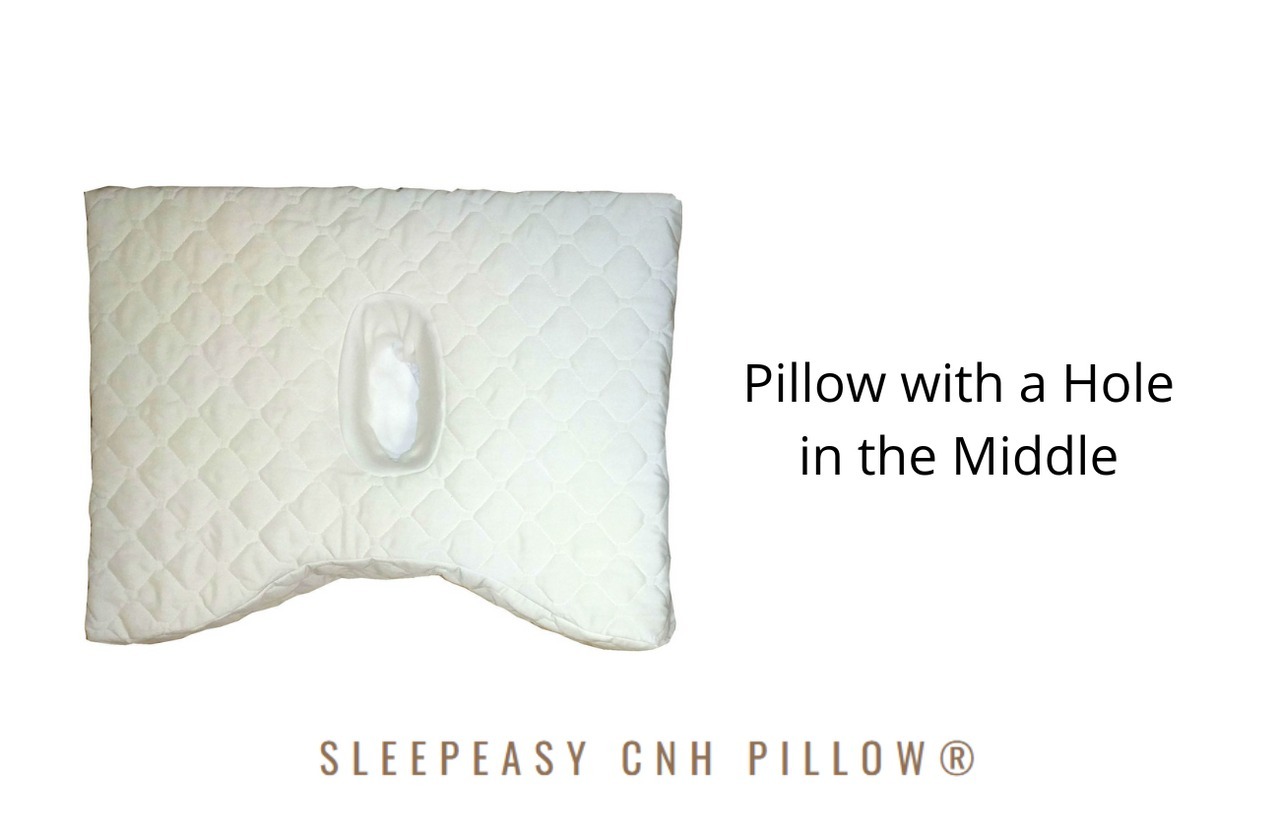 SleepEasy Pillow with a Hole in the Middle