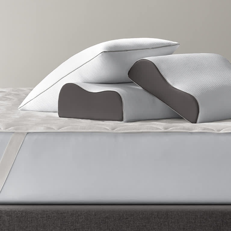 Sleep Number True Temp Pillow for dynamic temperature regulation.
