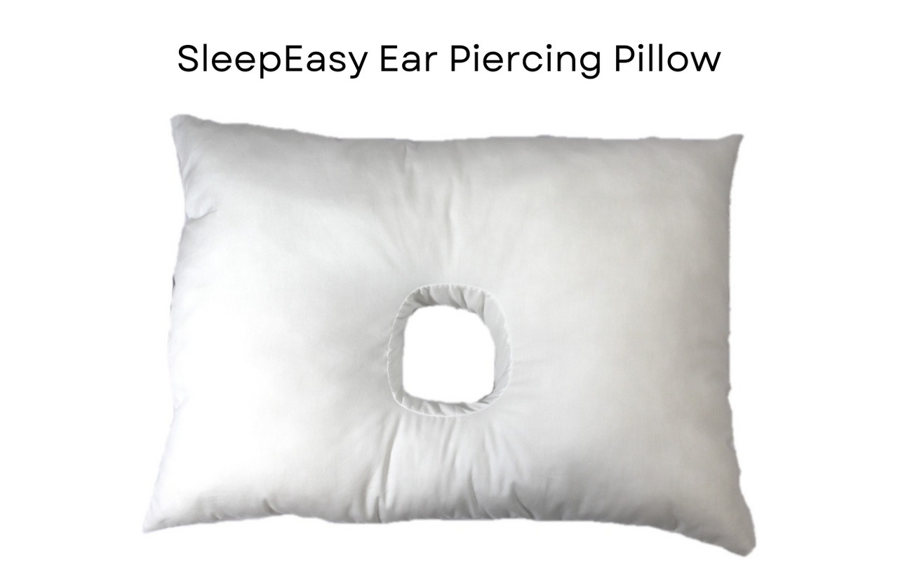 SleepEasy Travel Pillow for Ear Piercing