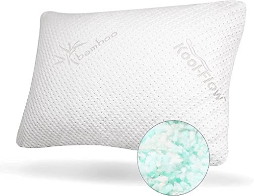 Snuggle-Pedic Ultra-Luxury Bamboo Shredded Memory Foam Pillow